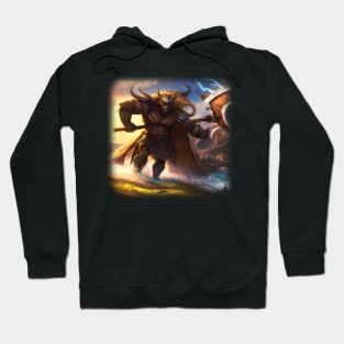 Viking god going to war Hoodie